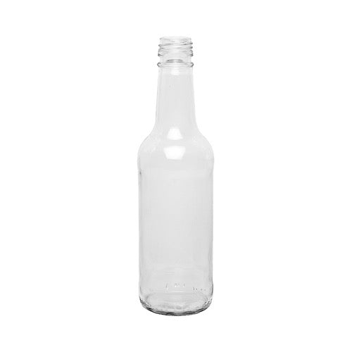 330ml Straight Neck Clear Glass Mineral Water Bottle